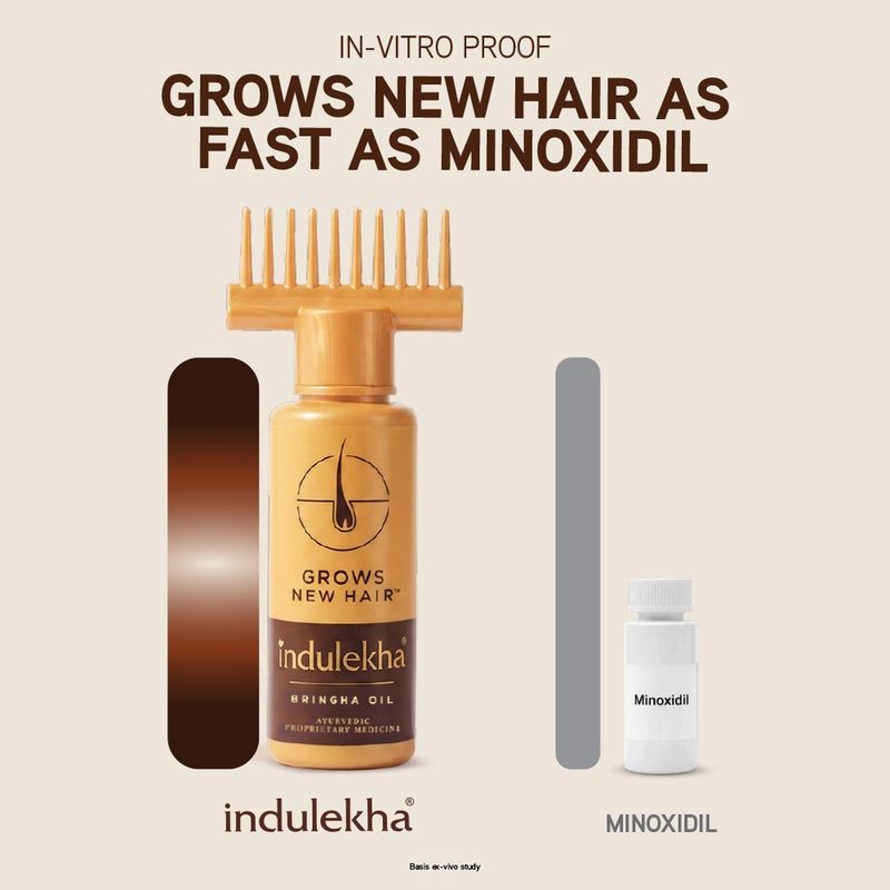 indulekha Bringha Hair Oil with 11 Herbs, 100 ml - Image 6