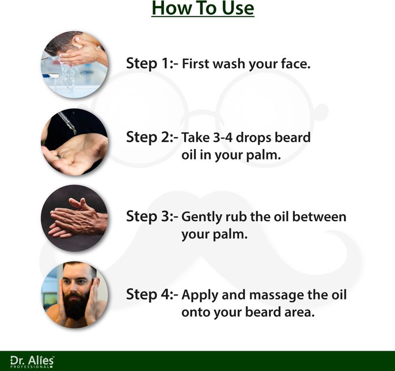 Dr. Alies Professional Beard Oil, 60ml (Pack of 2) - Image 6