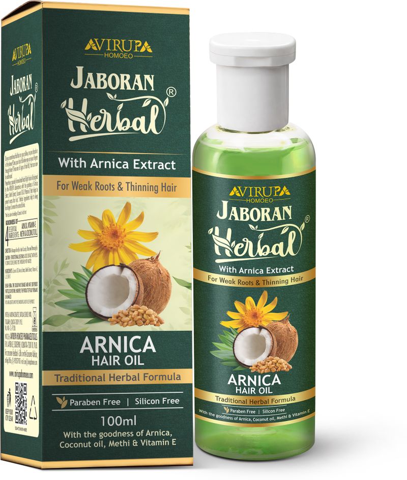 JABORAN HERBAL HERBLA ARNICA HAIR OIL for Hair Regrowth and Hair Fall Control Hair Oil (400 ml) - Image 2