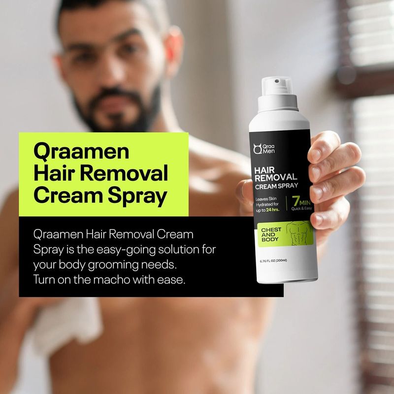 Qraa Men Hair Removal Cream Spray - Image 3