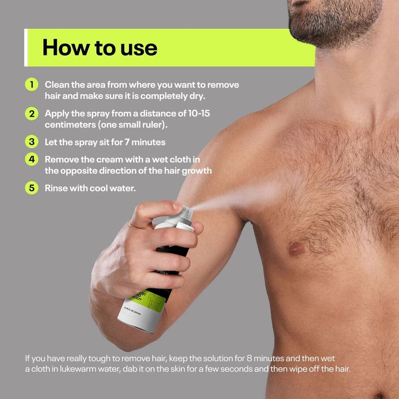 Qraa Men Hair Removal Cream Spray - Image 5