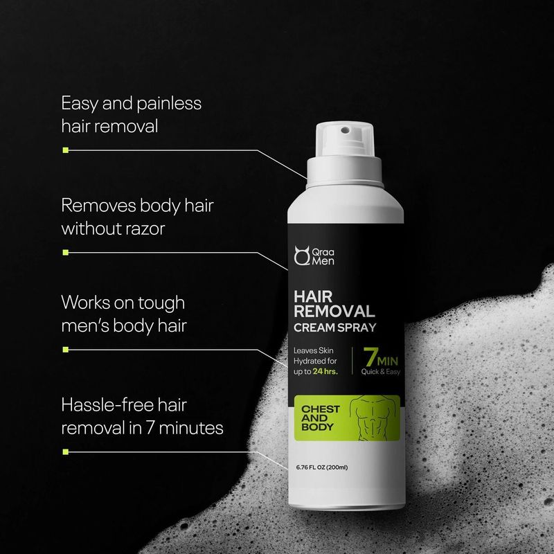 Qraa Men Hair Removal Cream Spray - Image 6