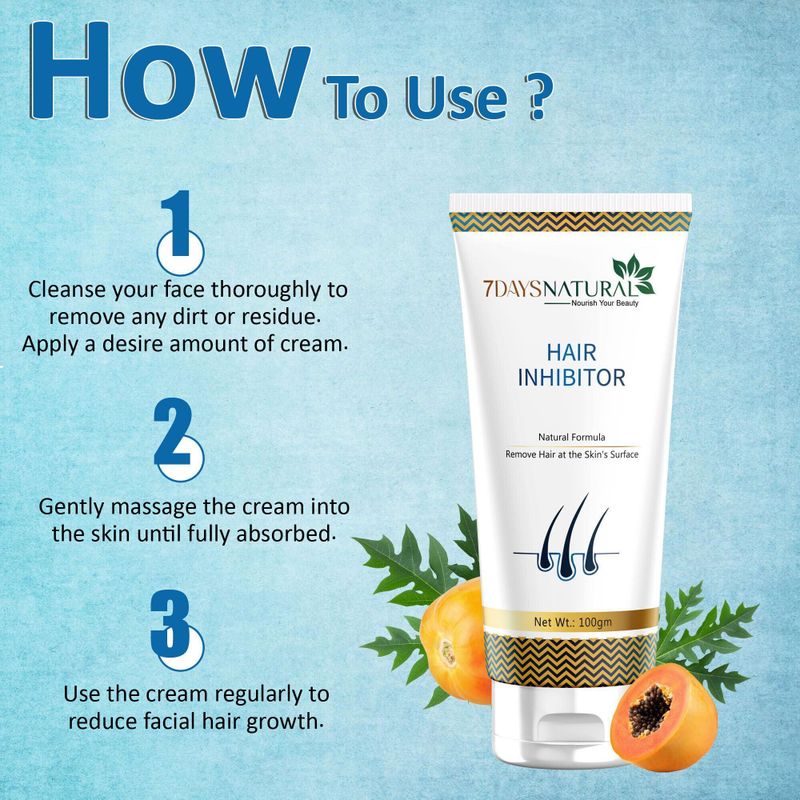 7days natural Hair Inhibitor Permanent Hair Removal Cream - Image 5