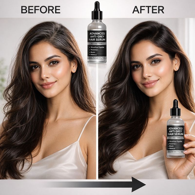 ONE CHARME Anti Grey Hair Serum with Rosemary, Biotin - Image 5