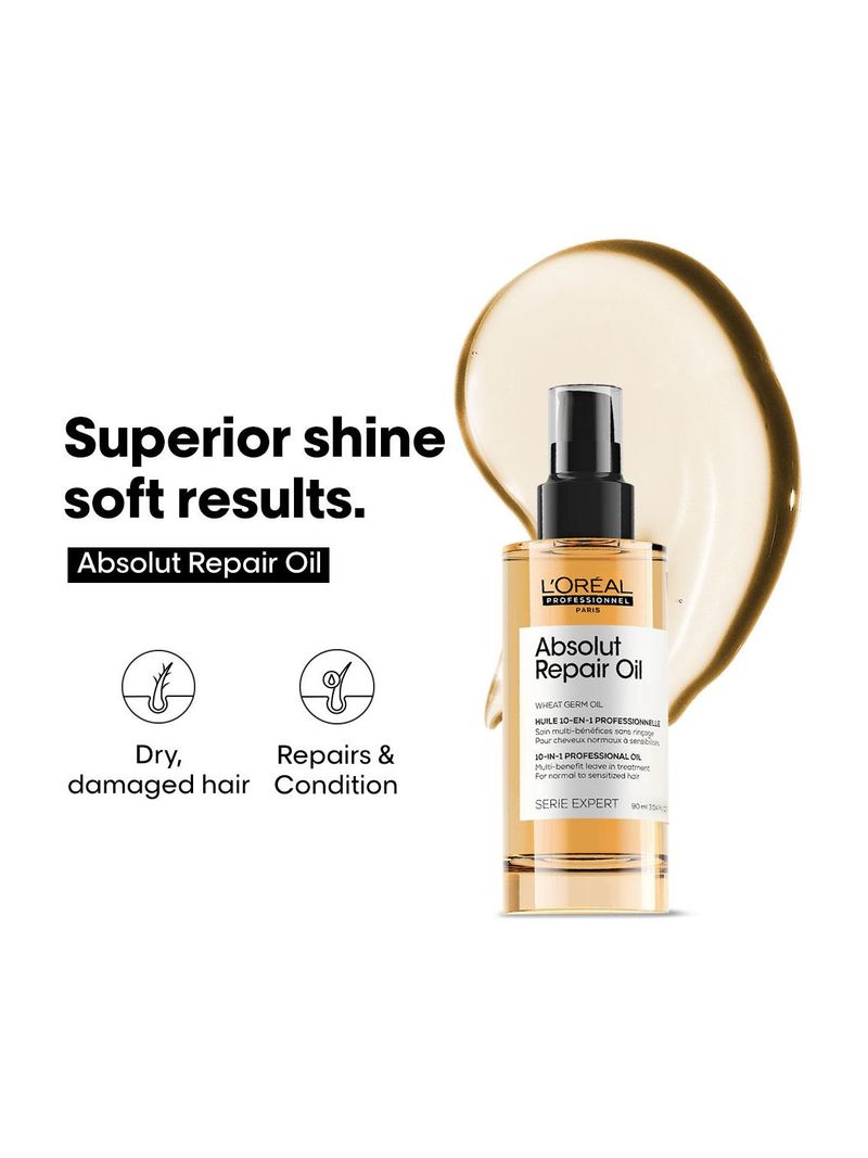 L'Oréal Professionnel Absolut Repair 10-in-1 Hair Serum - Image 2