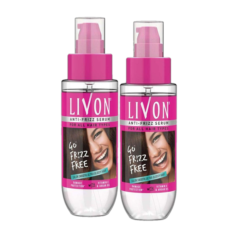 LIVON Hair Serum For Smooth, Frizz free & Glossy Hair 200 ml