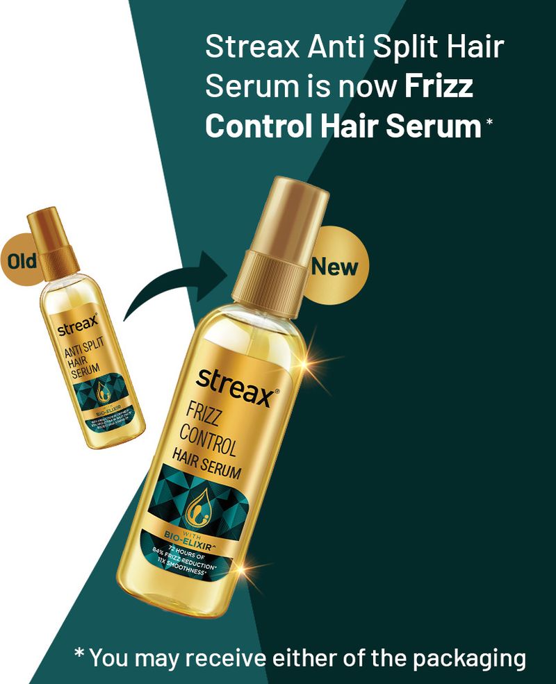 Streax Frizz Control Hair Serum, 100 ml - Image 3