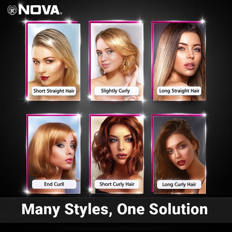 Nova Keratin 4in1 Hair Styler NHS 805 - Image 6