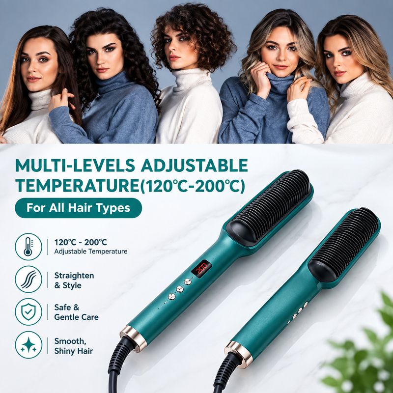Arashop Hair Straightener Brush for Women & Men - Image 6