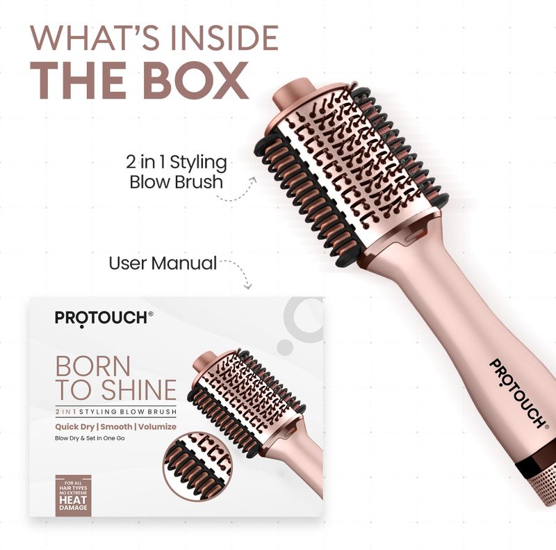PROTOUCH Born To Shine 2-in-1 Blow Brush - Image 6