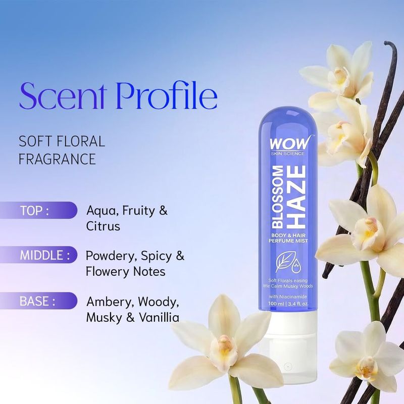 WOW SKIN SCIENCE Unisex Body & Hair Perfume Mist 100ml - Image 5