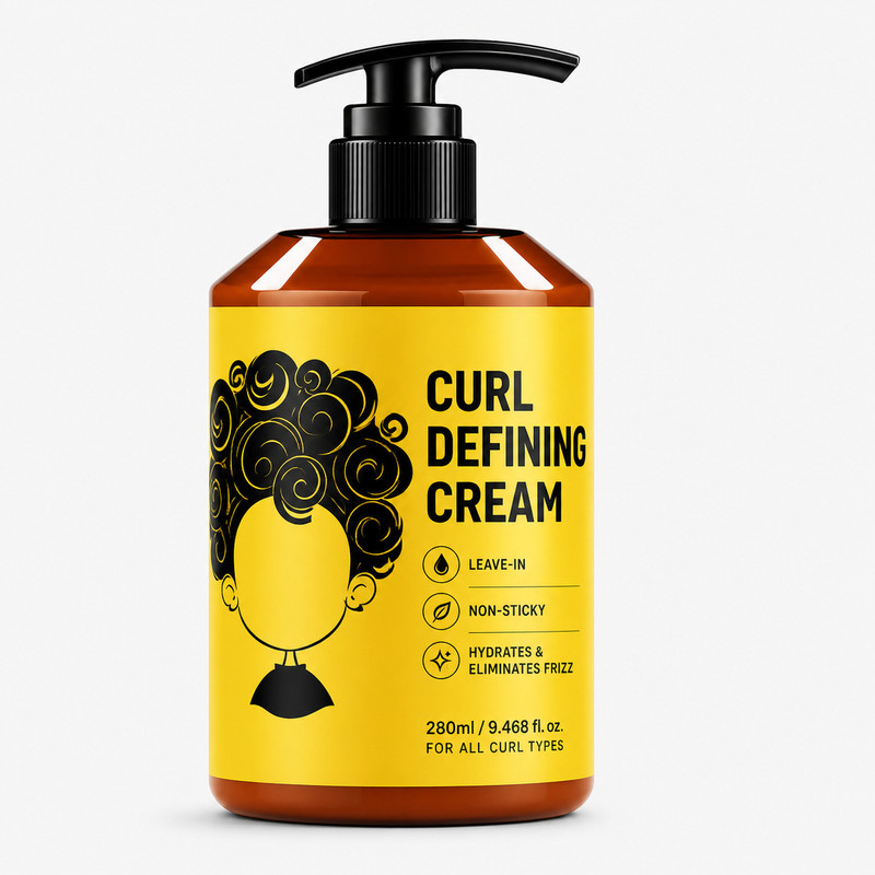 FLIXY Curl Defining Cream for Frizz Control & Deep Hydration Hair Cream
