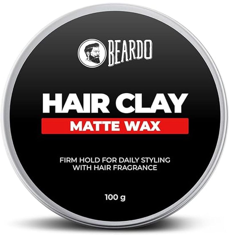 BEARDO Hair Clay Wax for Men, 100 gm - Image 2