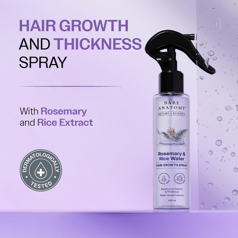 BARE ANATOMY Rosemary Hair Growth Water Spray - Image 3