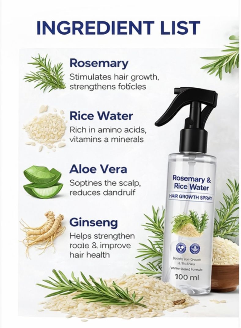 BRALCON Rosemary Hair Spray for Scalp Care - Image 5