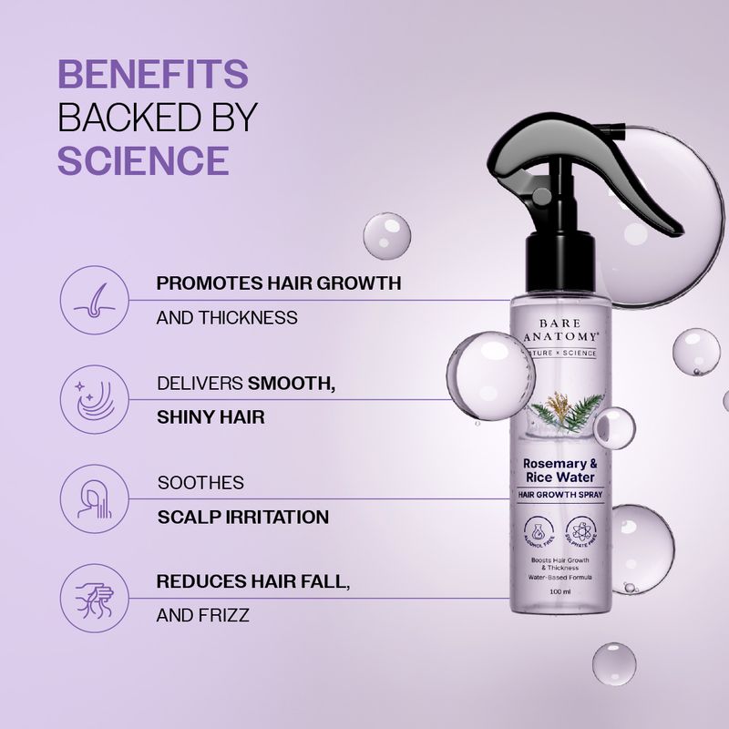BARE ANATOMY Rosemary Hair Growth Water Spray - Image 4