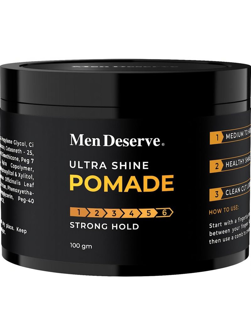 Men Deserve Hair Styling Ultra Shine Pomade - Image 2