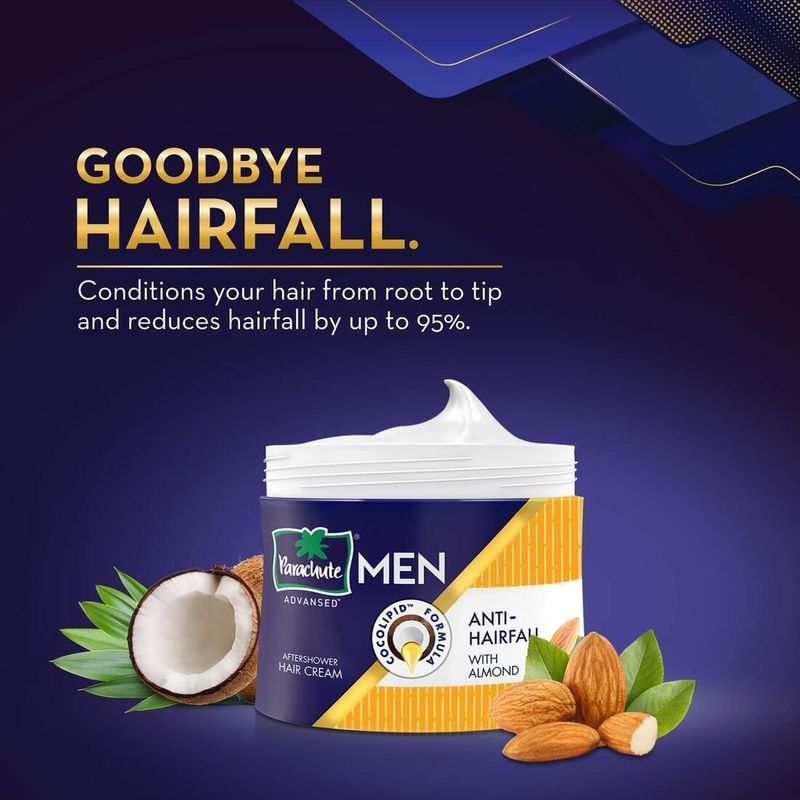 Parachute Advansed Men Anti Hairfall Hair Cream 100g - Image 5