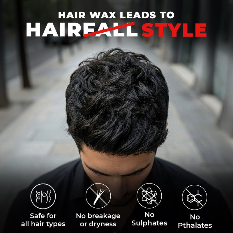 BEARDO Hair Clay Wax for Men, 100 gm - Image 5