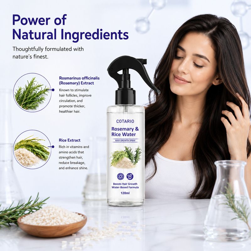 Cotario Rosemary and Rice Water Pack of 2 · 120 ml (240 ml total) - Image 6