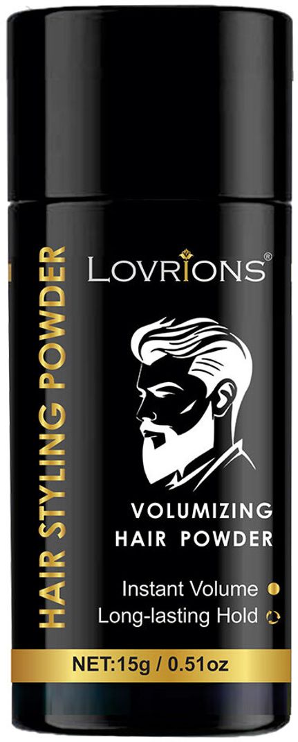 LOVRIONS Mattifying Volume Powder Hair Wax 15gm Matte Finish|Wax Extreme|Strong Hold Hair Styling Powder Extreme Hold Hair Volumizer Powder (15 g) - Image 2