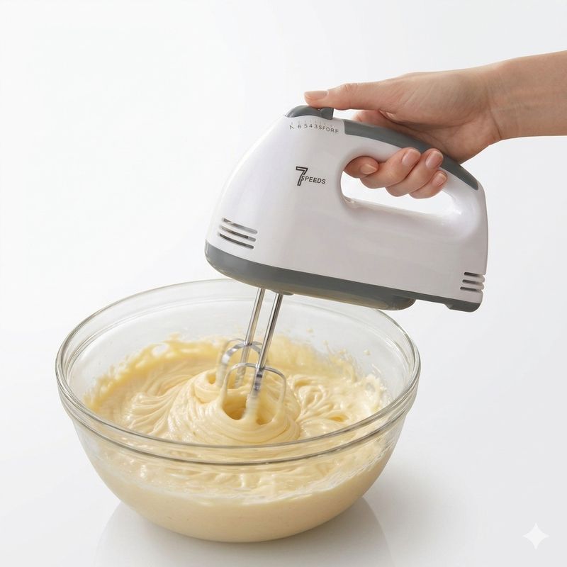 Elysium 260 W White Electric Whisk, Hand Blender, Stand Mixer (260HAND) - Image 6