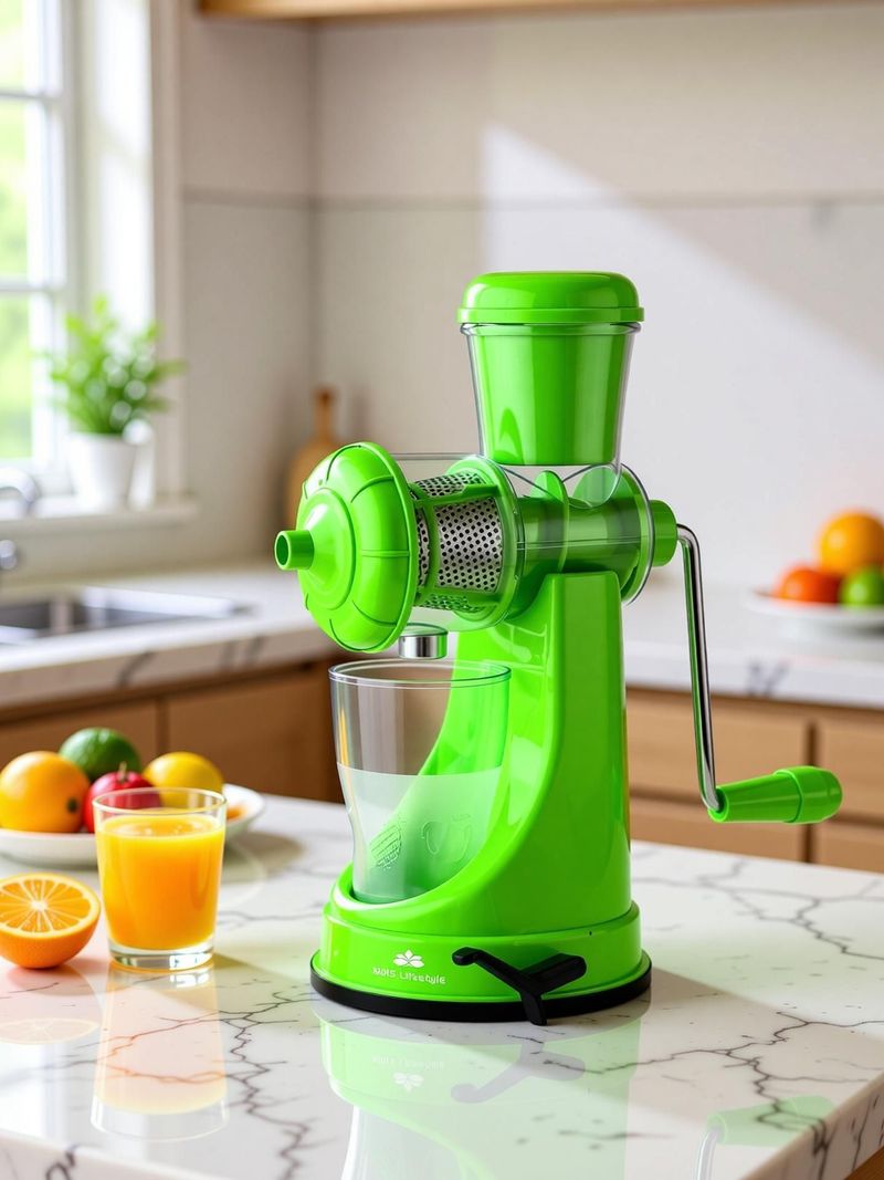 Funel Plastic Fruit Juicer with Steel Handle - Image 5