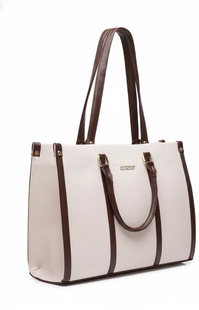 Lookout Fashion Women White Tote - Image 6