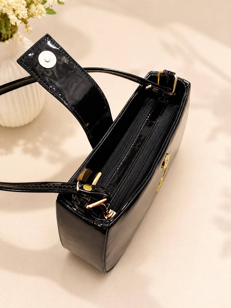 NEELKALA Women Black Shoulder Bag - Image 5