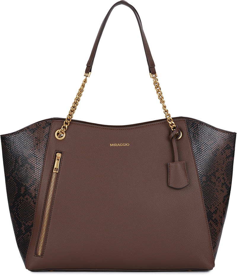 Miraggio Women Brown Tote