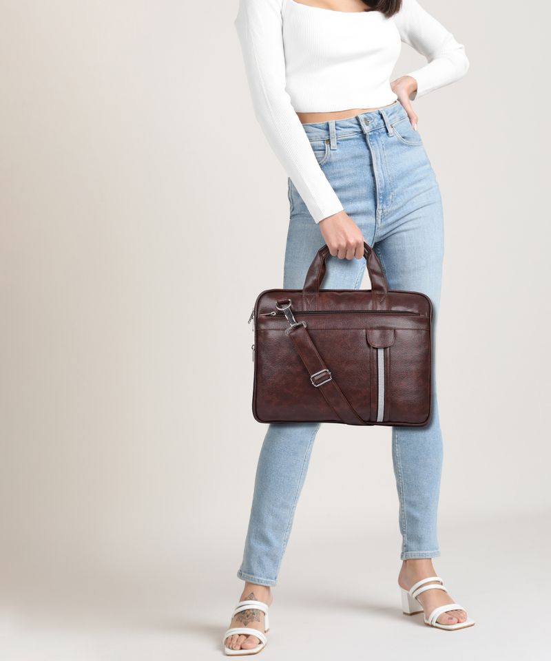 ICHIEF Men Brown Messenger Bag - Regular Size - Image 3