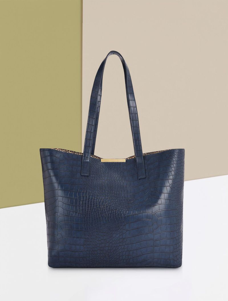 Caprese Women Blue Tote - Mini