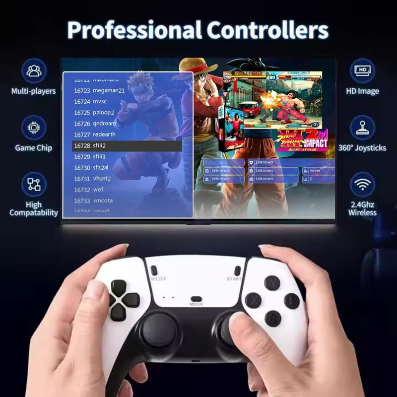 M15 Video Game Box 2.4Ghz Retro Game Stick, 4K HDMI, Pack of 2 - Image 3