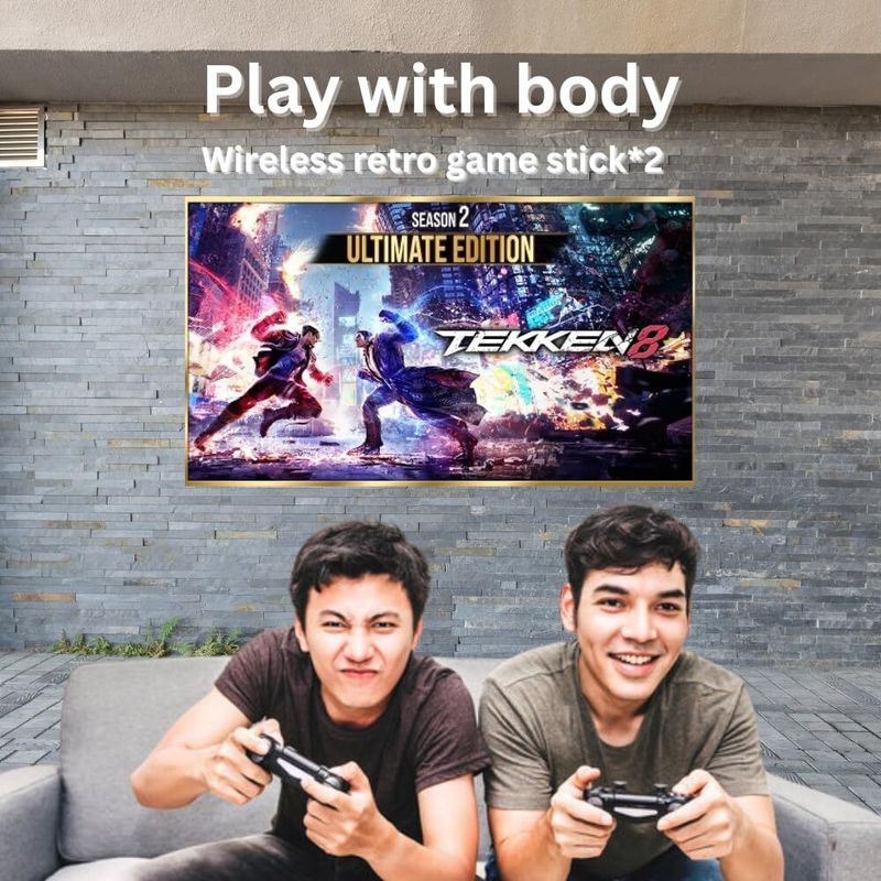 M15 Video Game Box 2.4Ghz Retro Game Stick, 4K HDMI, Pack of 2 - Image 4