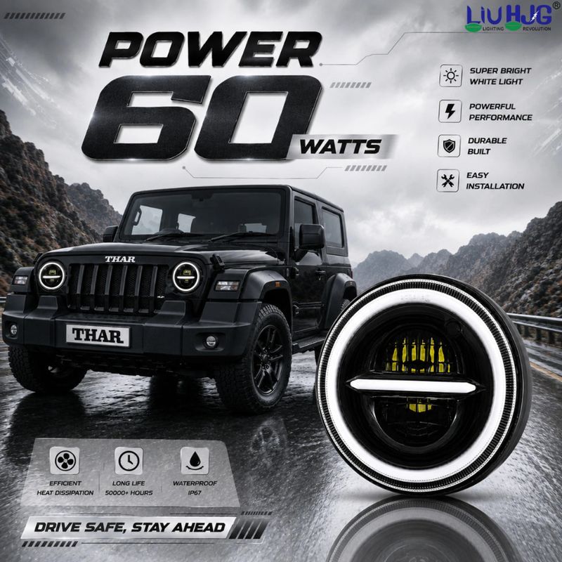 LIU HJG LED Headlight for Car & Bike - Image 4