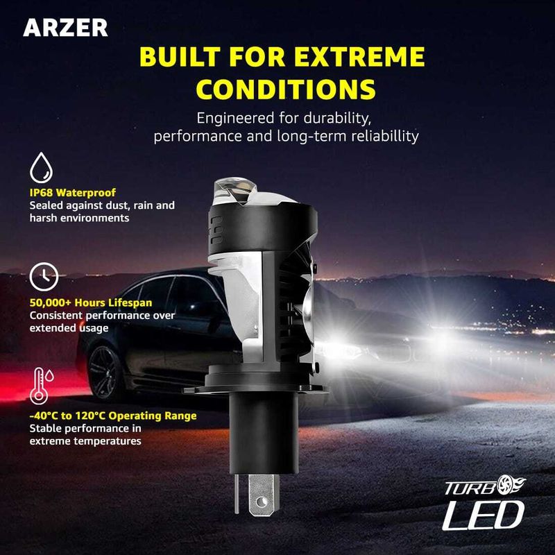 ARZER LED Headlight for Universal Bike, Car - Image 4