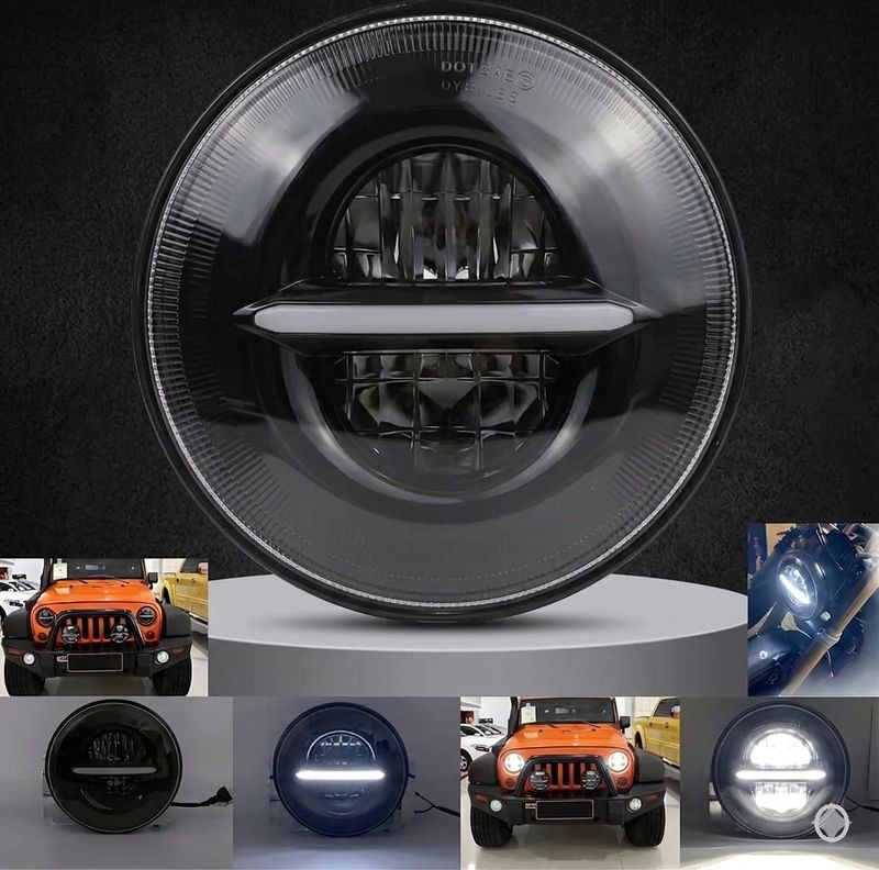 RIGHTURN LED Headlight for Royal Enfield Bullet 350 - Image 3