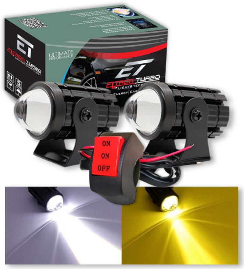 ELTRON TURBO LED Fog Light for Bajaj, Hero, Honda, KTM, Kawasaki - Image 2