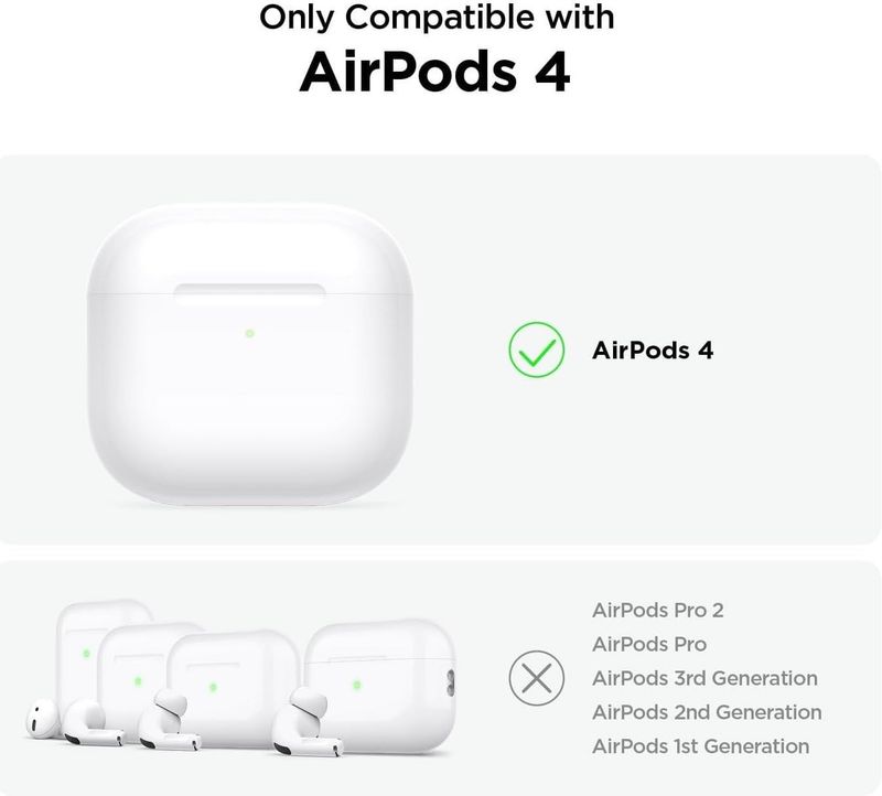 Bodoma Silicone Press Stud Earbuds Case For AirPods 4 - Image 3