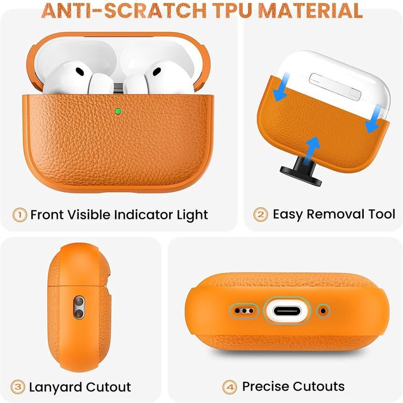 ELEPHANTBOAT Airpods Pro 3 Case (Orange) - Image 4