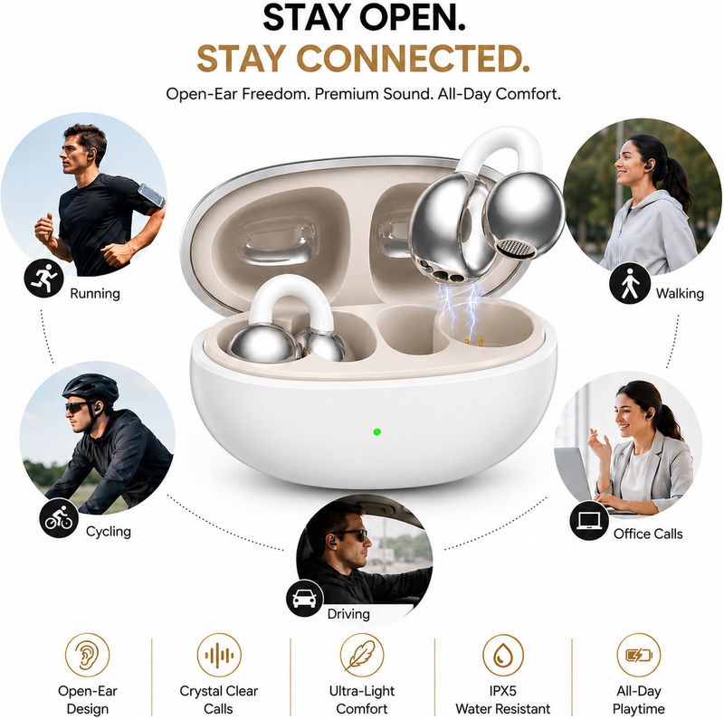 Teckily Zenyx Pro Open Ear Earbuds - Image 5