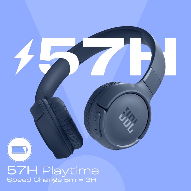 JBL Tune 520 BT 57Hr Playtime Bluetooth Headset - Image 6