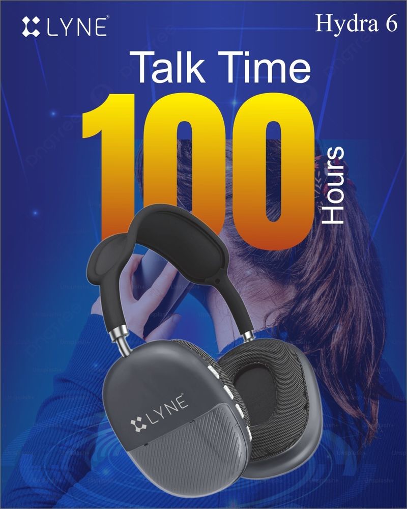 LYNE Hydro 6 Gaming Headset Bluetooth & Wired - Image 6