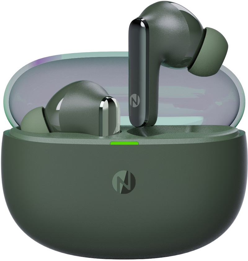 itel T11 Pro with 40 Hrs playback,4 mic AI-ENC IPX5,Type-C Fast Charging &13mm driver Bluetooth Headset (Green, True Wireless)
