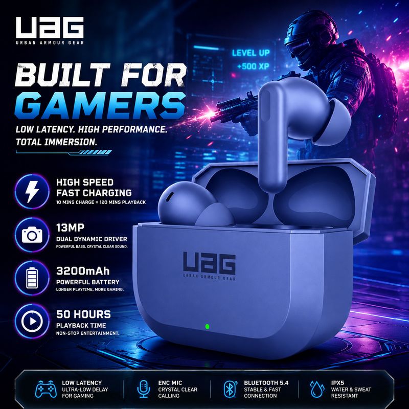uag urbn armour gear UAG Buds 3R ProSound ANC Wireless Earbuds - Image 3