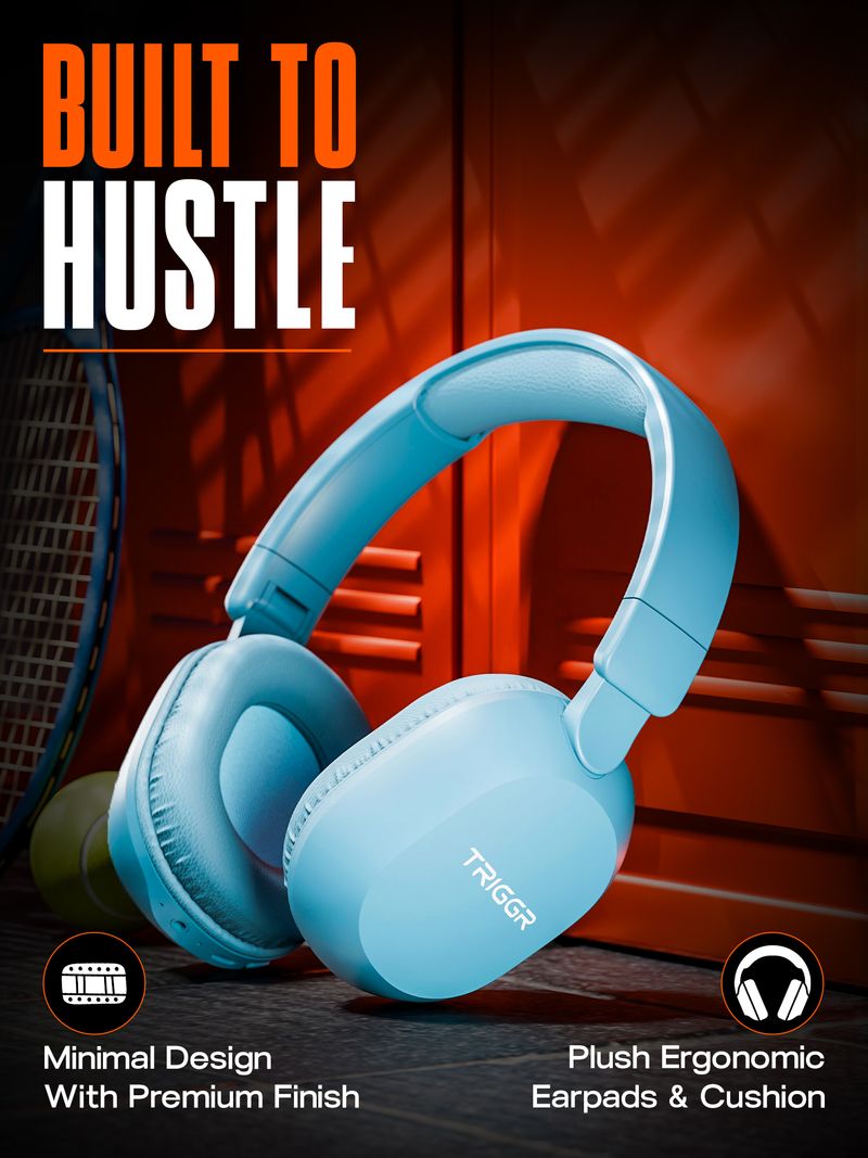 TRIGGR Trinity Neo Bluetooth Headset, Glacier Blue - Image 4