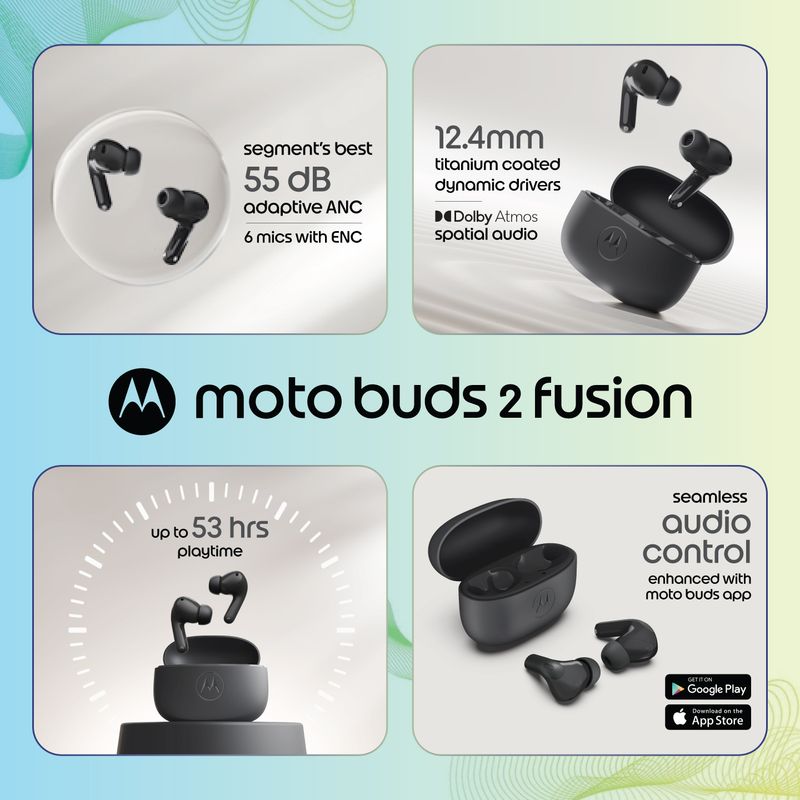 Motorola Buds 2 Fusion with 55dB ANC - Image 3