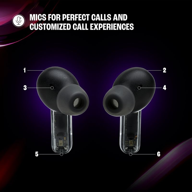 JBL Tune Beam 2 Ghost Transparent ANC Earbuds - Image 6