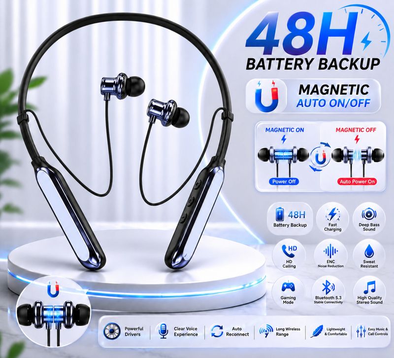 ROKAVO Boaton Neckband Wireless Earbuds - Image 3