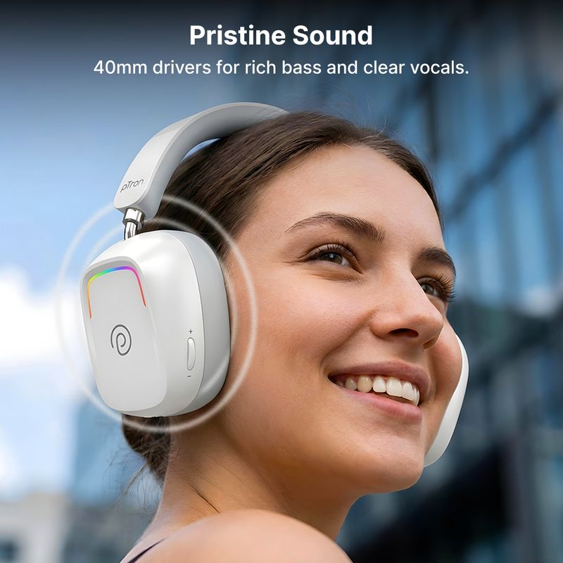 PTron Studio Sports Bluetooth Gaming Headset - Image 5
